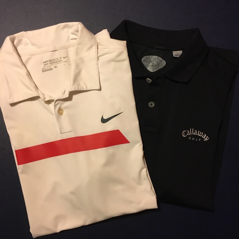 Set of Nike and Callaway Golf Shirts